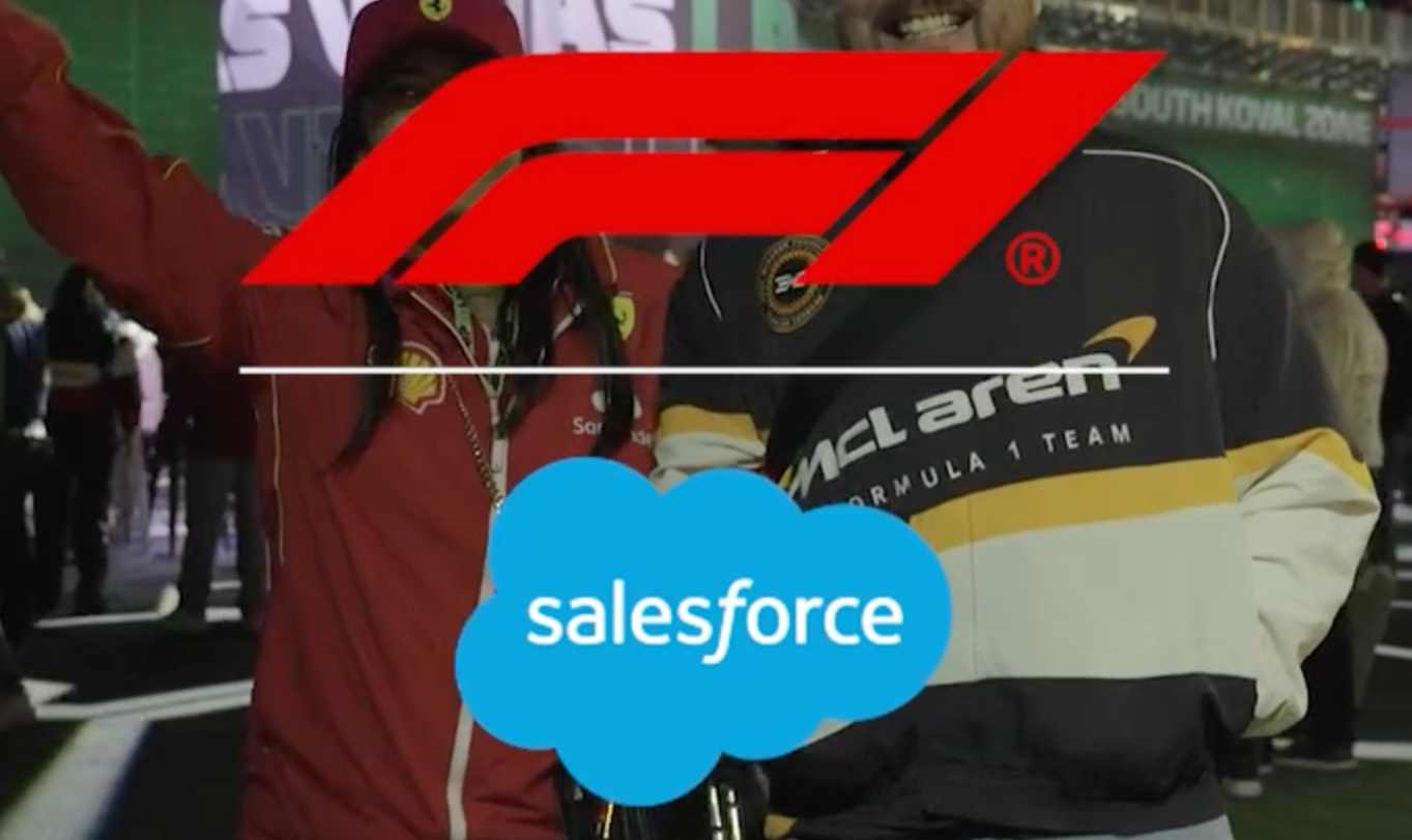 F1 X SALESFORCE (Facebook Social Content)